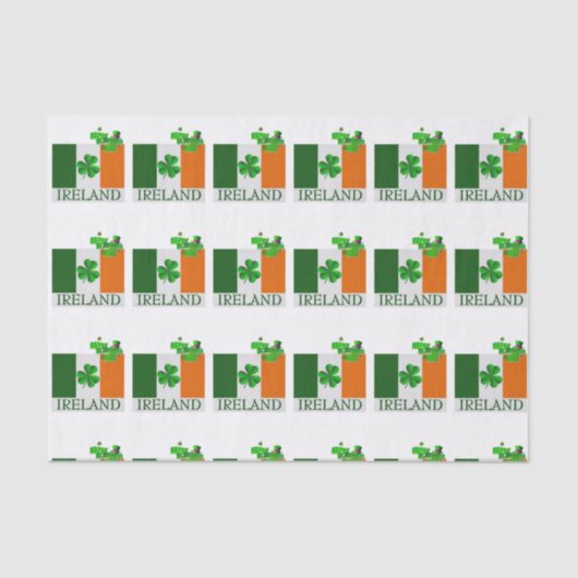 Sint-Patrick's Day Weefselpapier Tissuepapier (Voorkant)