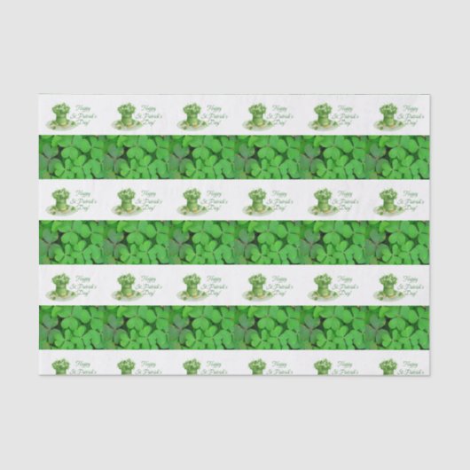 Sint-Patrick's Day Weefselpapier Tissuepapier (Voorkant)