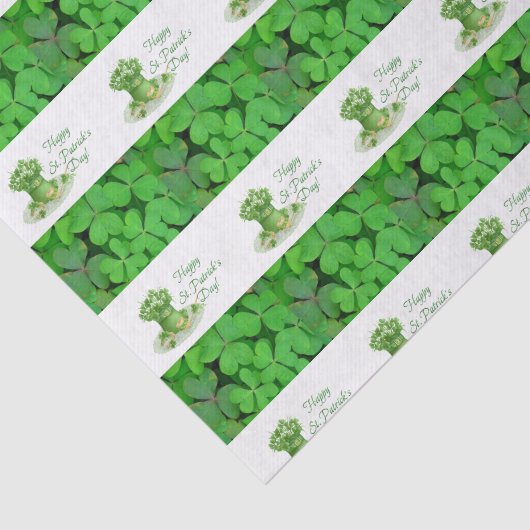 Sint-Patrick's Day Weefselpapier Tissuepapier (Detail)