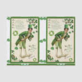 Sint-Patrick's Day Weefselpapier Tissuepapier (Voorkant)