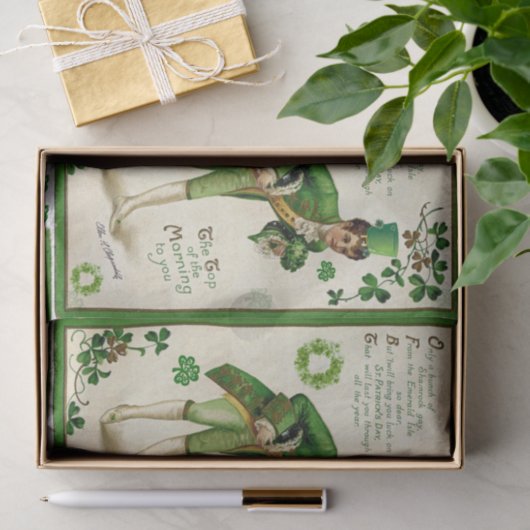 Sint-Patrick's Day Weefselpapier Tissuepapier (Geschenk)