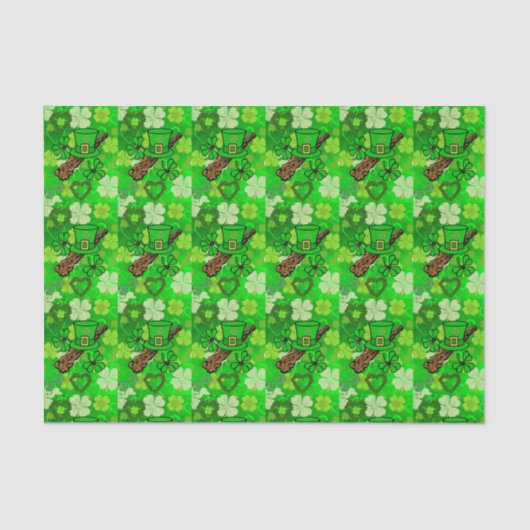 Sint-Patrick's Day Weefselpapier Tissuepapier (Voorkant)