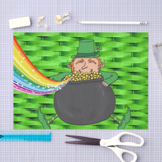 Sint-Patrick's Day Weefselpapier Tissuepapier (Craft)