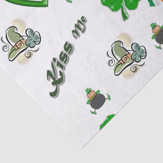 Sint-Patrick's Day Weefselpapier Tissuepapier (Detail)