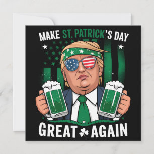 Sint Patrick's Day weer geweldig Ierse Trump Kaart