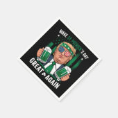 Sint Patrick's Day weer geweldig Ierse Trump Servet (Hoek)
