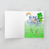 Sint Patrick's Day Wenskaart Polar Beer Kaart (Binnen)