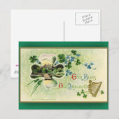 Sint-Patrick's Day Wenskaarten Killarney Castle Briefkaart (Voorkant / Achterkant)