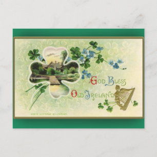 Sint-Patrick's Day Wenskaarten Killarney Castle Briefkaart