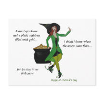 Sint Patrick's Day-Witch magie is het goud