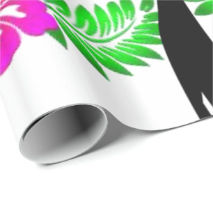 Sint-Patrick's Day Wrapping Paper Cat Floral Cadeaupapier