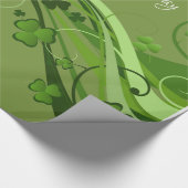 Sint-Patrick's Day Wrapping Paper Floral Cadeaupapier (Hoek)