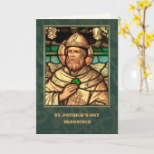 Sint Patrick's Day Zegeningen Religieuze Kaart (Gele Bloem)