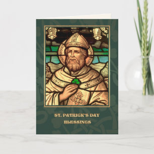 Sint Patrick's Day Zegeningen Religieuze Kaart