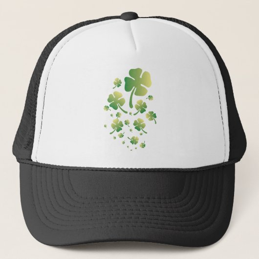 Sint Patrick's gradiëntklaver Trucker Pet (Voorkant)