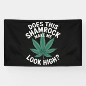 Sint Patricks Grappige Feest voor Jongens Grote Pa Spandoek (Horizontaal)