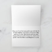 Sint-Patricks-groene ballon shamrock leaf clover Feestdagen Kaart (Binnen)