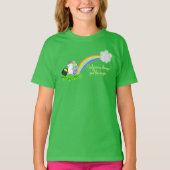 Sint-Patrick's Hedgel Unicorn met de gouden pot T-shirt (Voorkant)