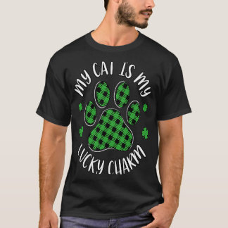 Sint Patricks Kat Kostuum  Mijn Kat Is Mijn Geluks T-shirt