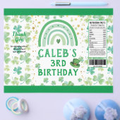 Sint Patrick's Kind Birthday Party Chip Bag Wrappe Flyer (Enkel)