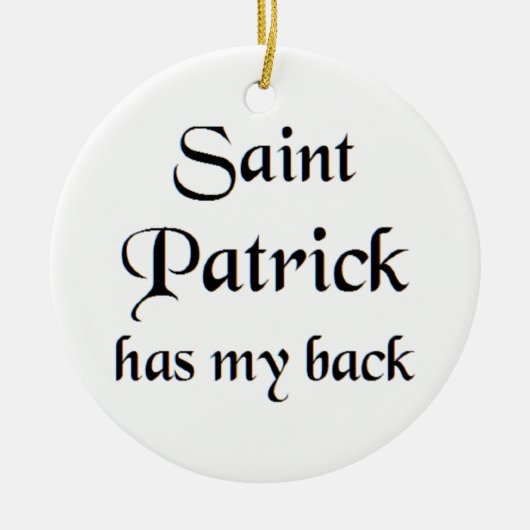sint patricks koffiemok keramisch ornament (Voorkant)