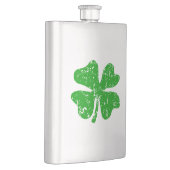 Sint-Patricks-kolf | Groene schimmelklaver Heupfles (Rechts)