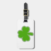 Sint Patrick's Shamrock Drawing Bagagelabel (Voorkant verticaal)
