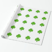 Sint Patrick's Shamrock Drawing Cadeaupapier (Uitgerold)