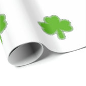 Sint Patrick's Shamrock Drawing Cadeaupapier (Rol Hoek)