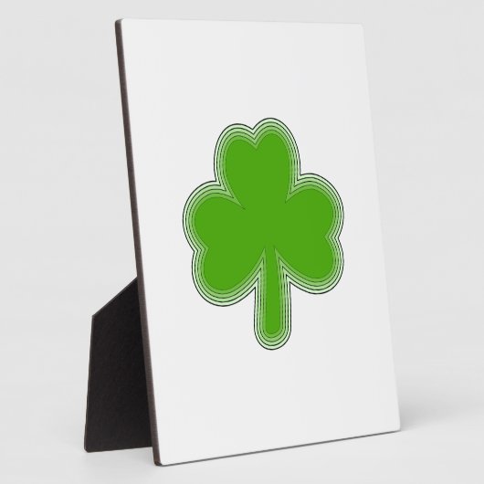 Sint Patrick's Shamrock Drawing Fotoplaat (Zijkant)