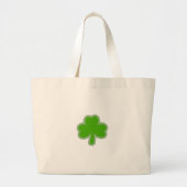Sint Patrick's Shamrock Drawing Grote Tote Bag (Voorkant)