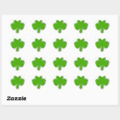 Sint Patrick's Shamrock Drawing Hart Sticker (Vel)