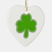 Sint Patrick's Shamrock Drawing Keramisch Ornament (Rechts)