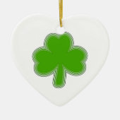 Sint Patrick's Shamrock Drawing Keramisch Ornament (Voorkant)