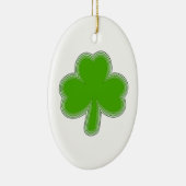 Sint Patrick's Shamrock Drawing Keramisch Ornament (Rechts)