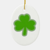 Sint Patrick's Shamrock Drawing Keramisch Ornament (Voorkant)