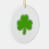 Sint Patrick's Shamrock Drawing Keramisch Ornament (Rechts)