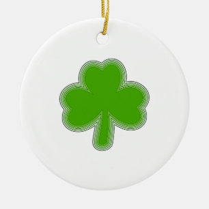 Sint Patrick's Shamrock Drawing Keramisch Ornament