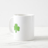 Sint Patrick's Shamrock Drawing Koffiemok (Voorkant links)