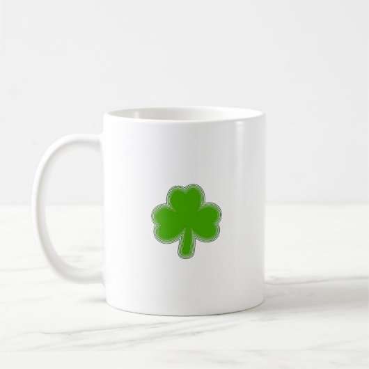 Sint Patrick's Shamrock Drawing Koffiemok (Links)