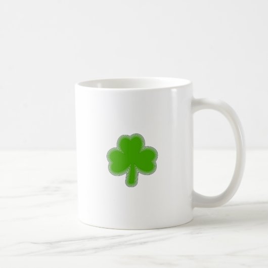 Sint Patrick's Shamrock Drawing Koffiemok (Rechts)