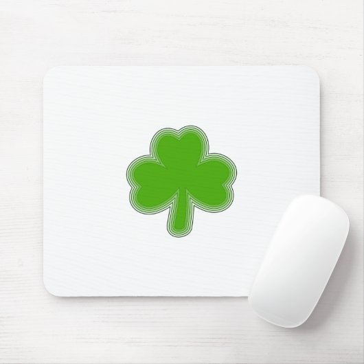 Sint Patrick's Shamrock Drawing Muismat (Met muis)