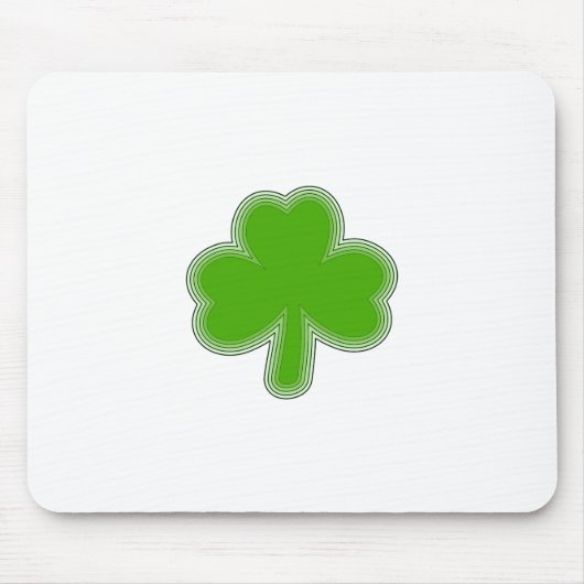 Sint Patrick's Shamrock Drawing Muismat (Voorkant)