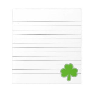 Sint Patrick's Shamrock Drawing Notitieblok