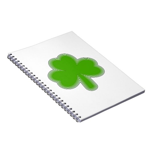 Sint Patrick's Shamrock Drawing Notitieboek (Rechterzijde)
