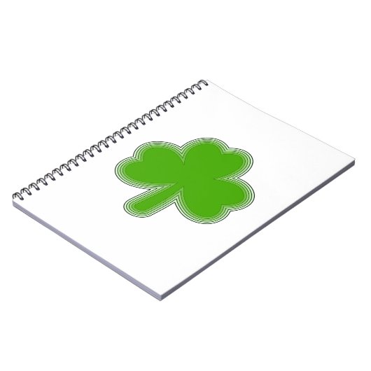 Sint Patrick's Shamrock Drawing Notitieboek (Linkerzijde)