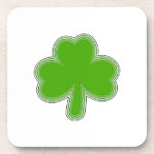Sint Patrick's Shamrock Drawing Onderzetter (Voorkant)
