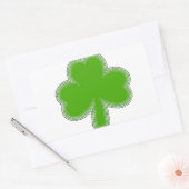 Sint Patrick's Shamrock Drawing Rechthoekige Sticker (Envelop)