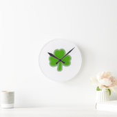 Sint Patrick's Shamrock Drawing Ronde Klok (Huis)