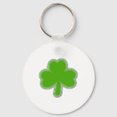 Sint Patrick's Shamrock Drawing Sleutelhanger (Voorkant)
